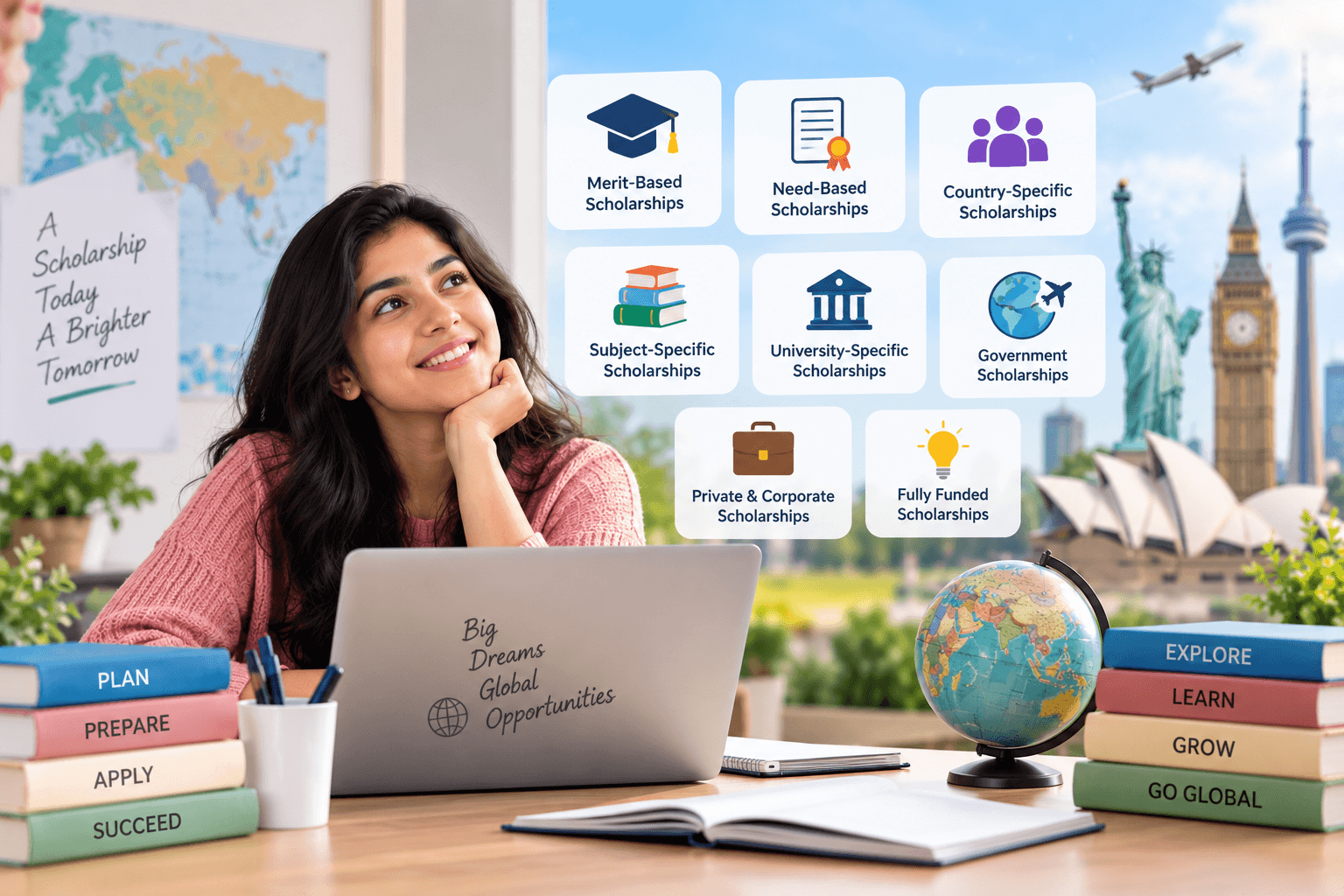 Different Types of Scholarships Available for Indian Students To Study Abroad