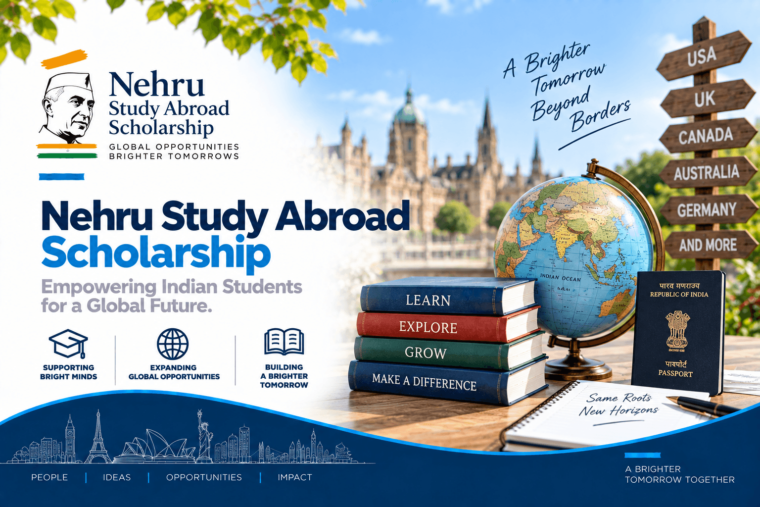 Nehru Study Abroad Scholarship 2026