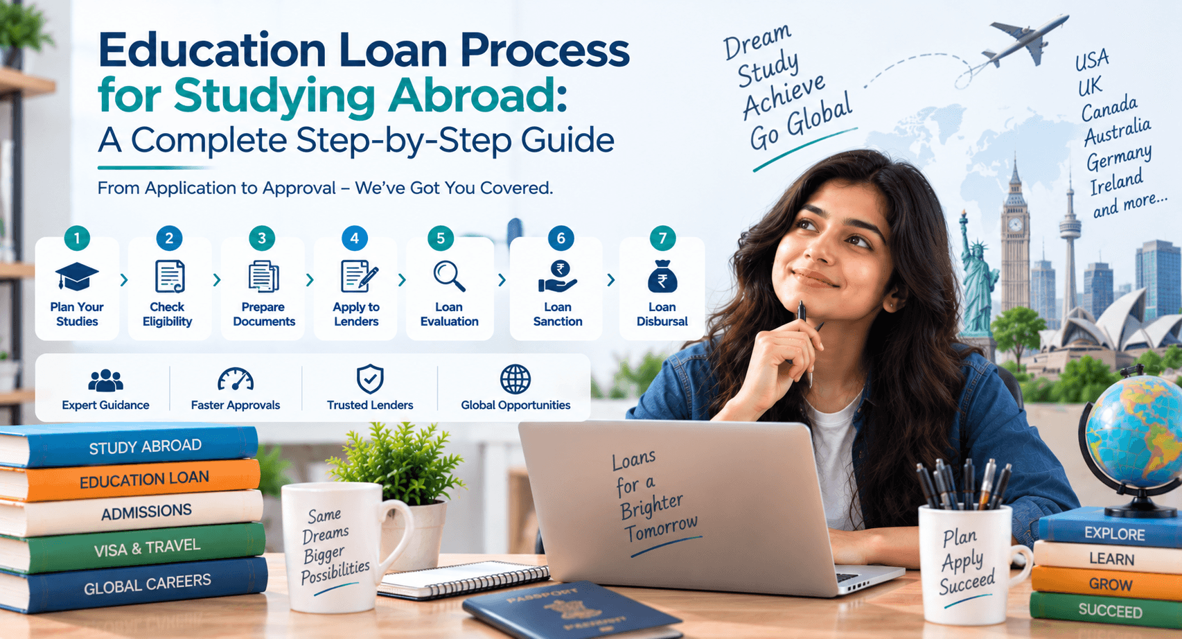 Education Loan Process for Studying Abroad: A Complete Step-by-Step Guide