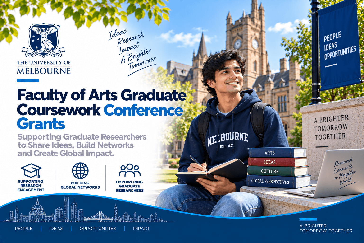 Faculty of Arts Graduate Coursework Conference Grants at University of Melbourne 2026