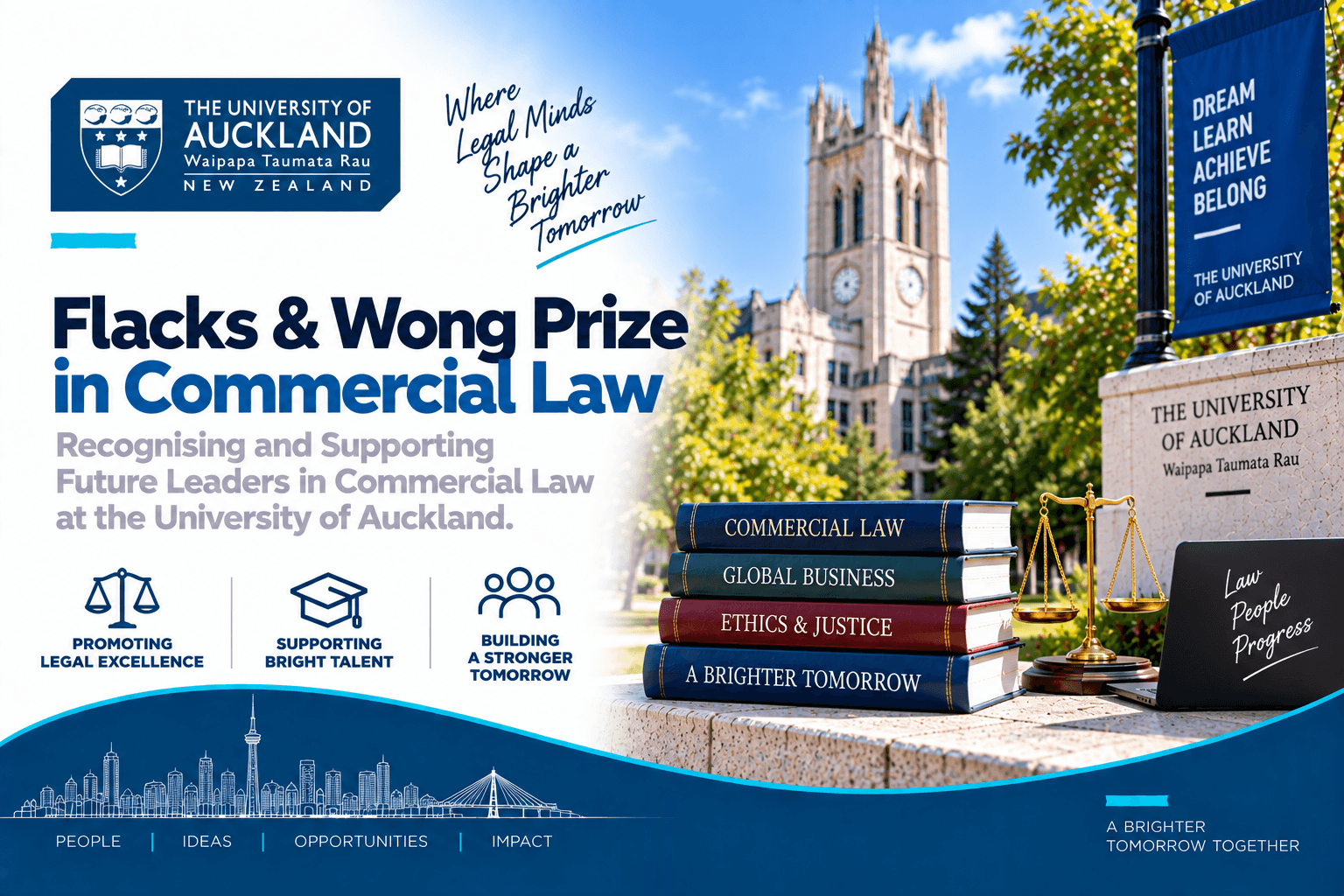 Flacks & Wong Prize in Commercial Law at University of Auckland 2026