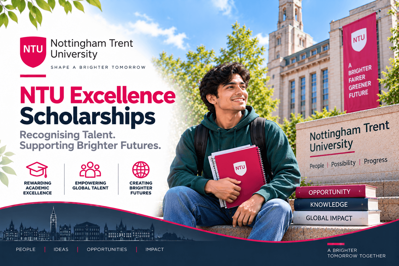 NTU Excellence Scholarships at Nottingham Trent University 2026