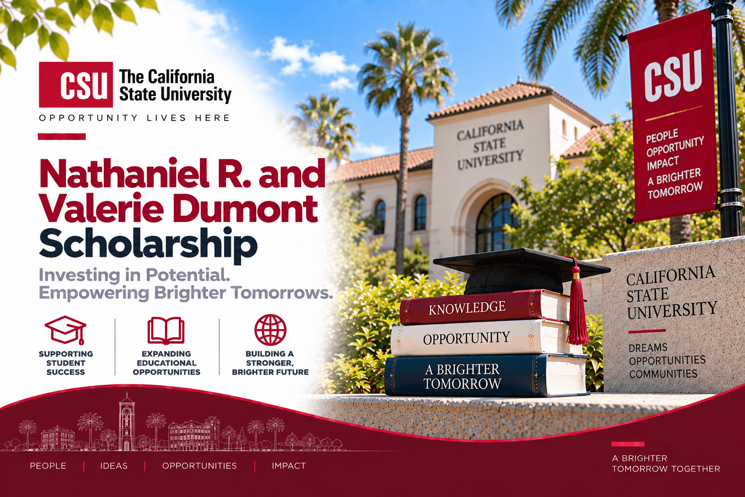 Nathaniel R. and Valerie Dumont Scholarship at California State University 2026