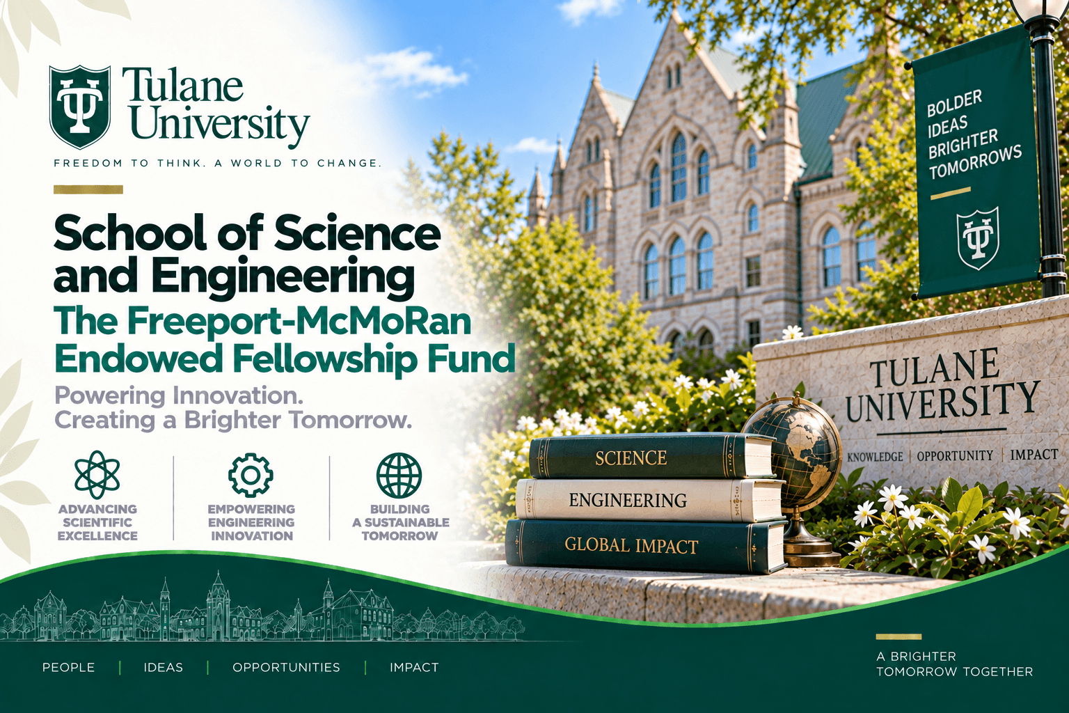 School of Science and Engineering The Freeport-McMoRan Endowed Fellowship Fund at Tulane University 2026