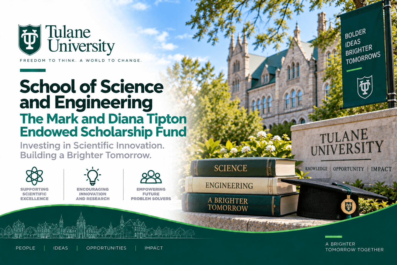 School of Science and Engineering The Mark and Diana Tipton Endowed Scholarship Fund at Tulane University 2026